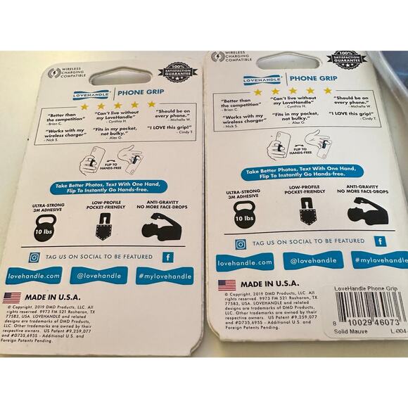 LoveHandle Phone Grips Lot of 3 New Sealed - Picture 4 of 5